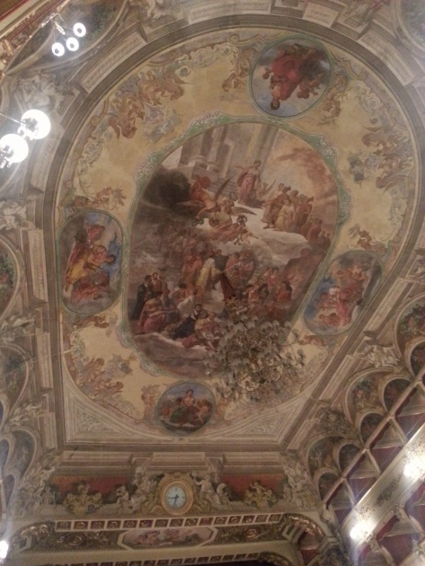 Soffitto del Teatro Morlacchi a Perugia